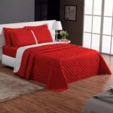 Kit Cobre Leito Casal King Size Colcha Super King Dupla Face