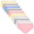 Kit com 10 Calcinhas Infantil Conforto Lisa Part.B Algodão Sortidas