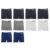 Kit com 10 Cuecas Boxer sem Costura Lisa com Sortimento de Cores Tamanho  – Basic+