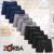 Kit com 10 Cuecas Boxer sem Costura nas Laterais Preto/Marinho/Mescla P 781 – Zorba