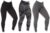 Kit com 3 Calças Leggings Basic Suplex