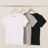 Kit Com 3 Camisetas Femininas Básicas Baby Look Hering