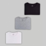 Kit Com 3 Camisetas Masculinas Básicas