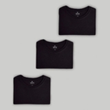Kit Com 3 Camisetas Masculinas Básicas Slim