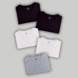 Kit Com 5 Camisetas Básicas Masculina Hering