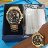 Kit Condor Masculino Speed Dourado – Co2115mwd/k4p Fundo Preto