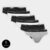 Kit Cueca Slip UNW Detalhe Listras 6 Peças