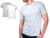 Kit de 2 Camisetas Dry Fit Masculina Part.B Branco e Cinza