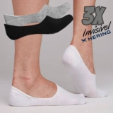 Kit de Meias Kit Com 3 Pares De Meia Unissex Invisível Heringadulto-unissex