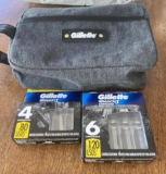 Kit Gillette Mach3 10 cargas + Necessaire, Higiene Pessoal, Cuidado com a barba, Lâminas e Aparelhos de Barbear