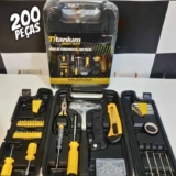 Kit Jogo de Ferramentas 200 Peças Linha Profissional Titanium