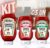 Kit Ketchup Heinz Tradicional 567g +Ketchup Heinz Picante 397g + Ketchup Heinz Jalapeño 397g