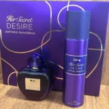 Kit Perfume Feminino Banderas Her Secret Desire – Eau de Toilette 80ml com Desodorante