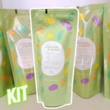 Kit Refil Sabonete Líquido da Cabeça aos Pés Mamãe e Bebê 3 un de 200 ml
