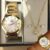 Kit Relógio Feminino Champion Analógico Ch24759w – Dourado