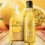 Kit Sabonete Líquido Esfoliante Ekos Maracujá com Refil 2 un de 185 ml