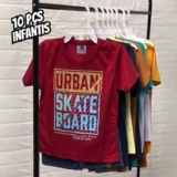 Kit Verão 10 Peça Menino Infantil 1 Ao 8 Atacado Masculino