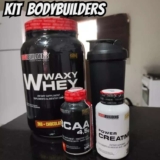 Kit Whey Protein Bodybuilders 2kg + Bcaa + Creatina + Shaker