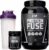 Kit Whey Protein Fuse 900g + Creatina 100g + Coqueteleira Roxa Dark Lab (Morango)