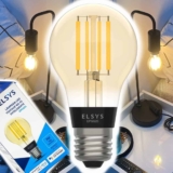 Lâmpada de Filamento Inteligente Wi-Fi, Elsys, EPGG25, Controle via Celular – Compatível com Alexa