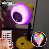 Lâmpada Luz Led Rgb Bluetooth Caixa Som + Controle – Dubai-atlantic Global