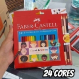 ECOLAPIS 24+3 CARAS & CORES, Faber-Castell, 120124CC, Tons de pele