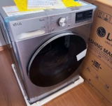 Lava e Seca LG 12kg Smart VC4 CV5012PC4 com Inteligência Artificial Água Quente e Fria Prata