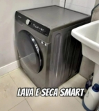 Lava e Seca Samsung WD11T Smart com Ecobubble 11kg Inox Look 110V