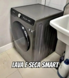 Lava e Seca Samsung WD11T Smart com Ecobubble 11kg Inox Look 110V