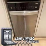 Lava-louças 10 Serviços Brastemp Cor Inox Com Ciclo Pesado