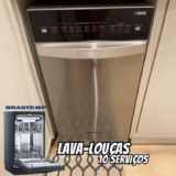 Lava-louças 10 Serviços Brastemp Cor Inox Com Ciclo Pesado