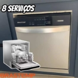Lava Louças 8 Serviços Brastemp Cinza – BLF08BS