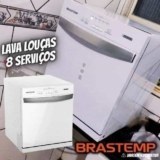 Lava-louças Brastemp 8 Serviços BLF08 Branca