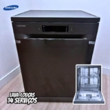 Lava-louças Samsung Inox Preta 14 Serviços 110v Dw60c7050fg/az