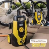 Lavadora De Alta Pressão 1200W Master 1500 Psi Amarelo e Preto Tramontina 127V