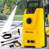 Lavadora De Alta Pressão Portátil Turbo 1400w 1500psi Cor Amarelo The Black Tools