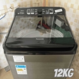 Lavadora de Roupas Panasonic NA-F120B1TA – 12Kg Cesto Inox 8 Programas de Lavagem Titânio
