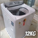 Lavadora de Roupas Panasonic NA-F120B1WA – 12Kg Cesto Inox 8 Programas de Lavagem Branca