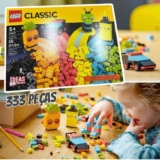 LEGO Classic Diversão Néon Criativa 11027; Conjunto de Construção (333 Peças)