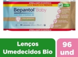 Lenço Umedecido, Bepantol Baby, Biodegradável – 96 unidades