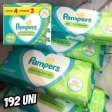 Lenços Umedecidos Pampers 192 unidades