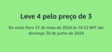 Leve 4 pelo preço de 3 – Biscoitos