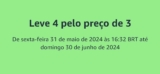 Leve 4 pelo preço de 3 – Biscoitos
