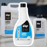Limpador de Porcelanatos Pisos e Superfícies WAP LIMPA PISOS 500ML, Branco e azul