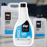 Limpador de Porcelanatos Pisos e Superfícies WAP LIMPA PISOS 500ML, Branco e azul