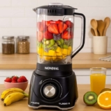 Liquidificador Mondial 3 Velocidades Preto/cinza 550w L-93-BG Cor Preto