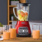 Liquidificador Oster Reversível com Blend N Go, 1,5L, 220V, Vermelho, 600W, BLSTPYG1210RBG