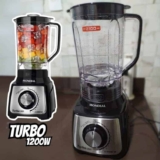 Liquidificador Turbo, Mondial, Preto/Inox, 1200W, 110V – L-1200 BI