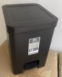Lixeira de Pedal Trium 12L Preto – Ou Martiplast