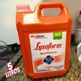 Lysoform Original, Desinfetante Líquido, Limpeza Pesada e Eficiente, 5L